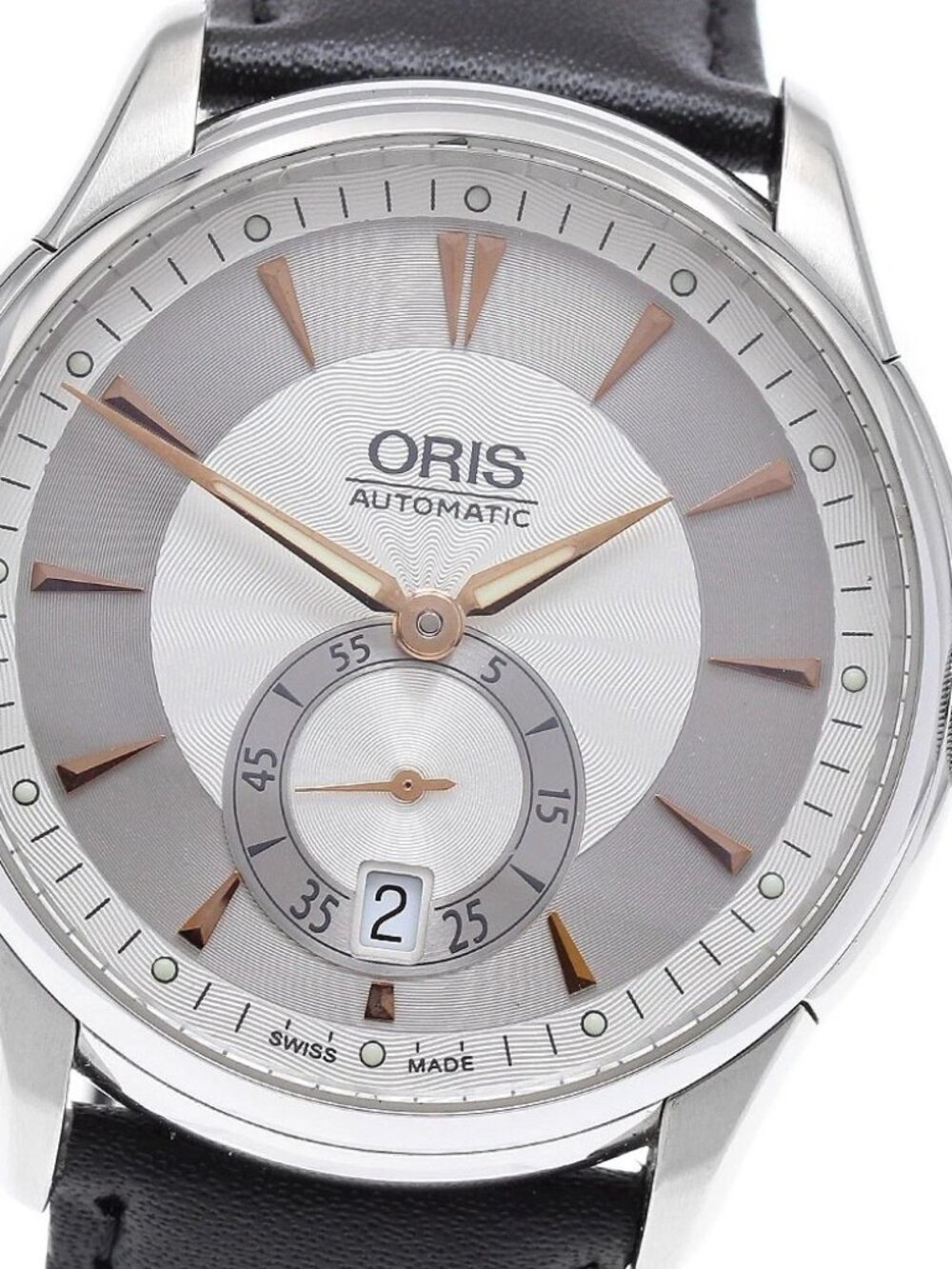 ORIS Artelier 7582 Date Small Second Silver Dial Automatic Men's Watch_917109